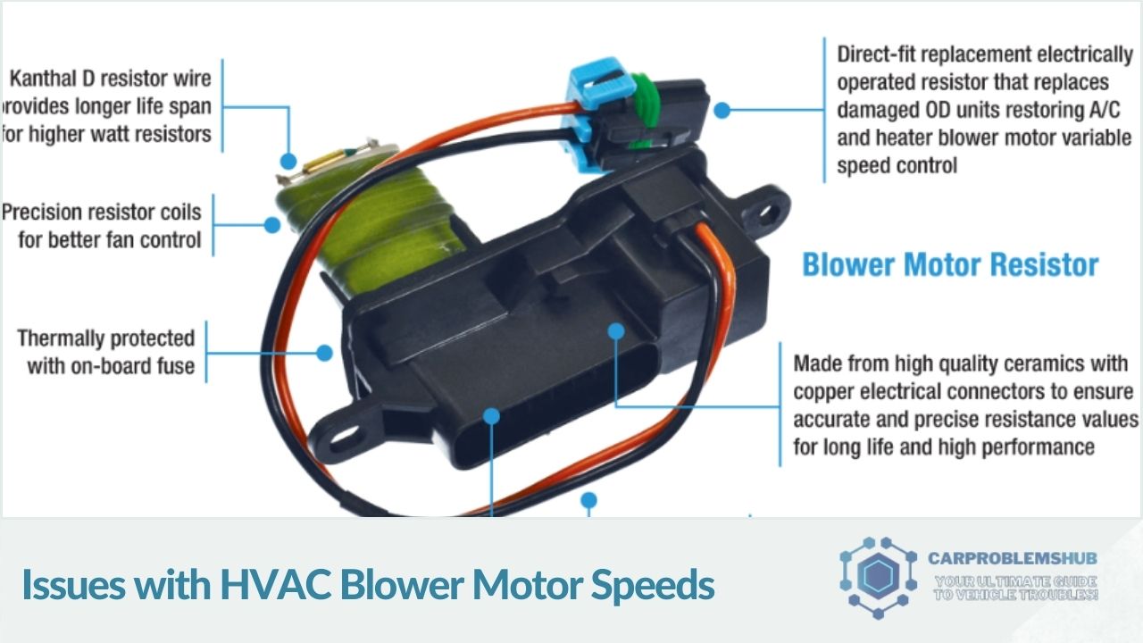 Common issues with the HVAC blower motor speeds in the Canyon.