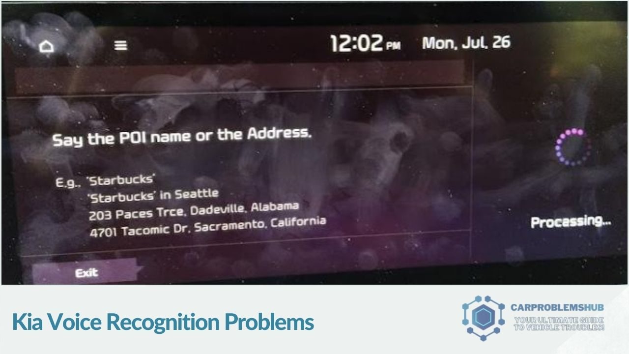 Kia Voice Recognition Problems