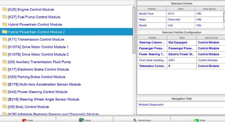 Hybrid EV Powertrain Control Module 2