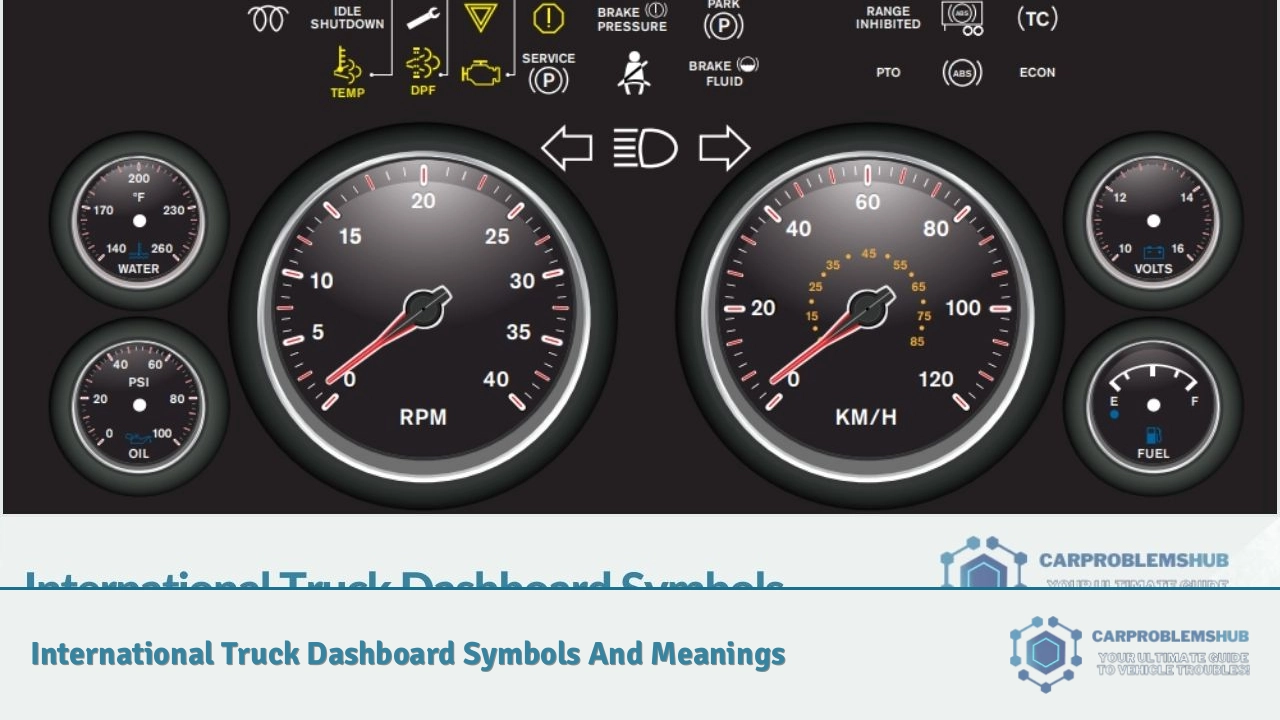 International Truck Dashboard Symbols And Meanings