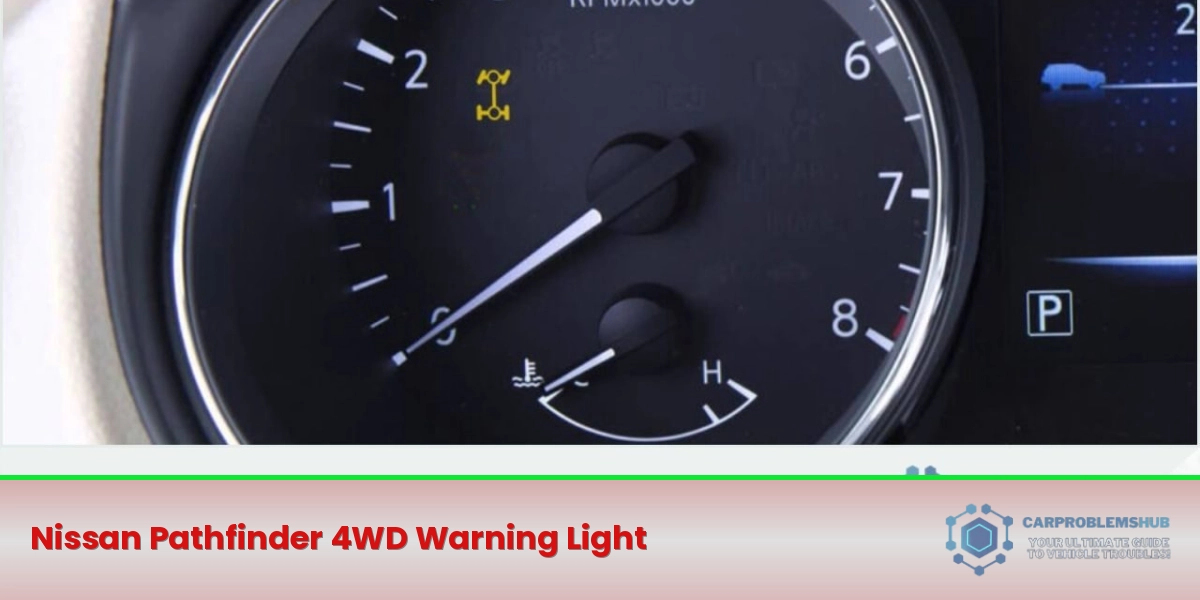 Is the Nissan Pathfinder 4WD Warning Light on?